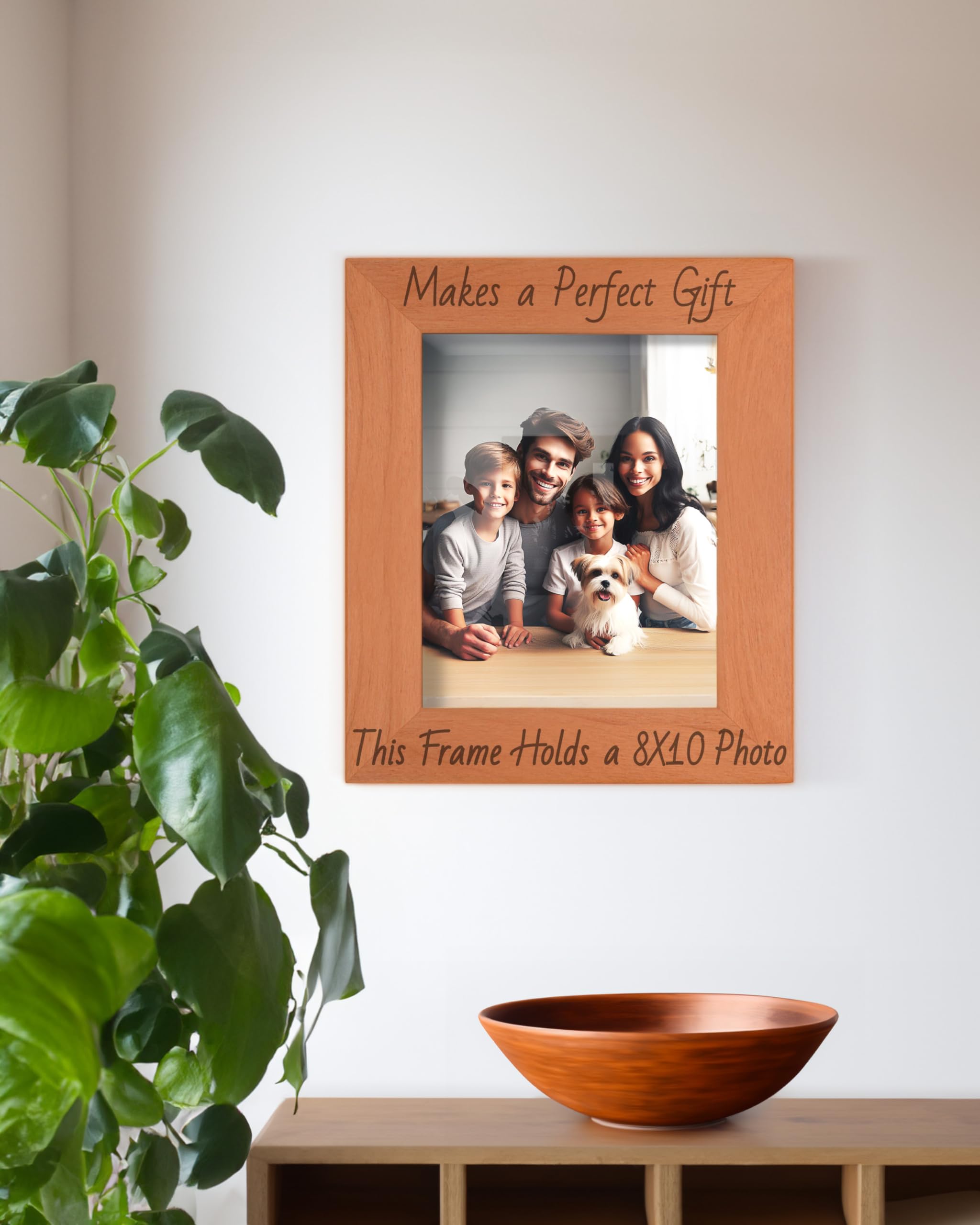 Personalized Wood Engraved 8x10 Photo Frame - Best Gift for New Grandfather (Pop-Pop) - Perfect for Home Decor, Office Display & Sentimental Keepsakes