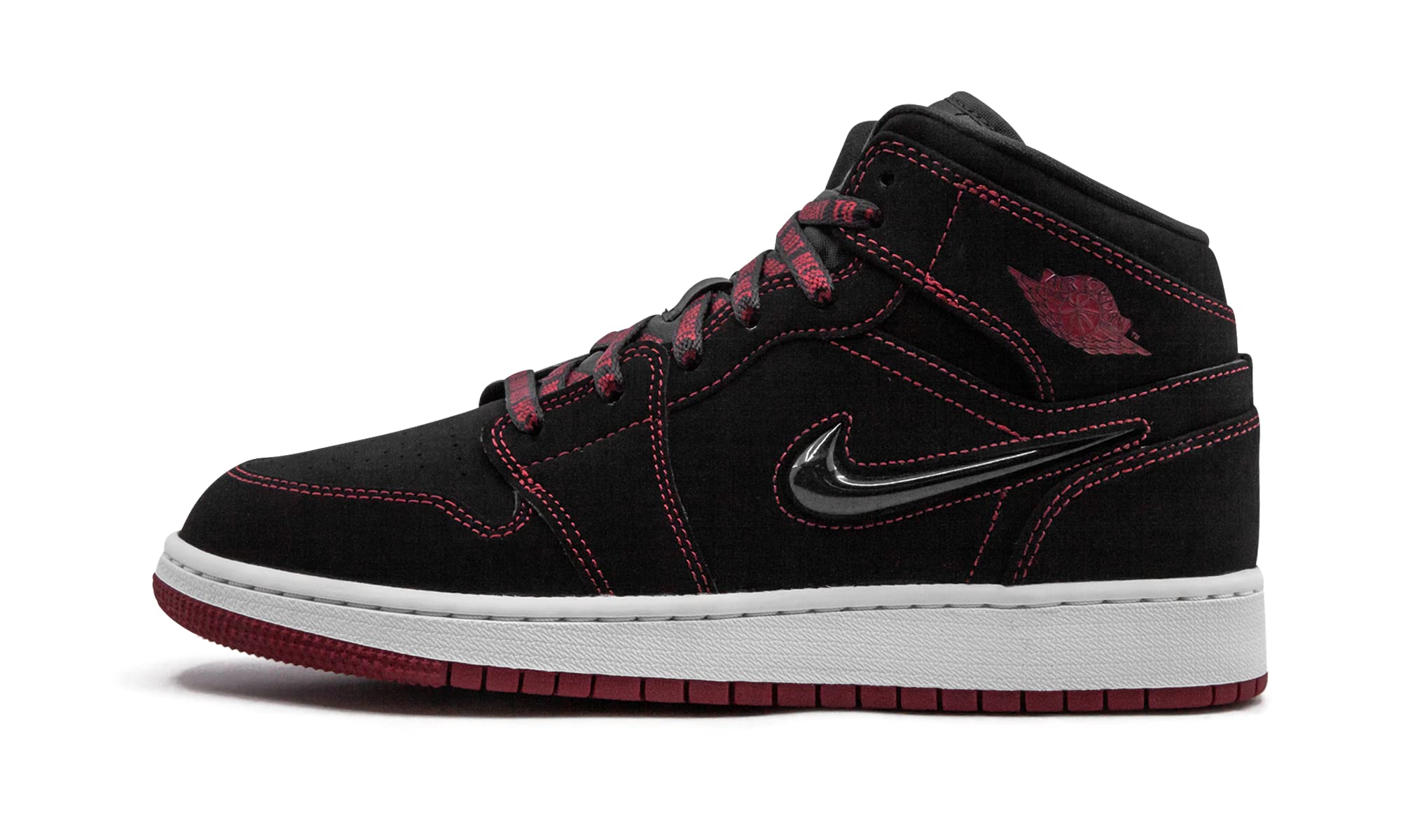 Jordan Youth Air 1 Mid Fearless GS Basketball Shoes CU6617-062 - Size 5.5Y for Kids - Perfect for School, Sports & Casual Wear