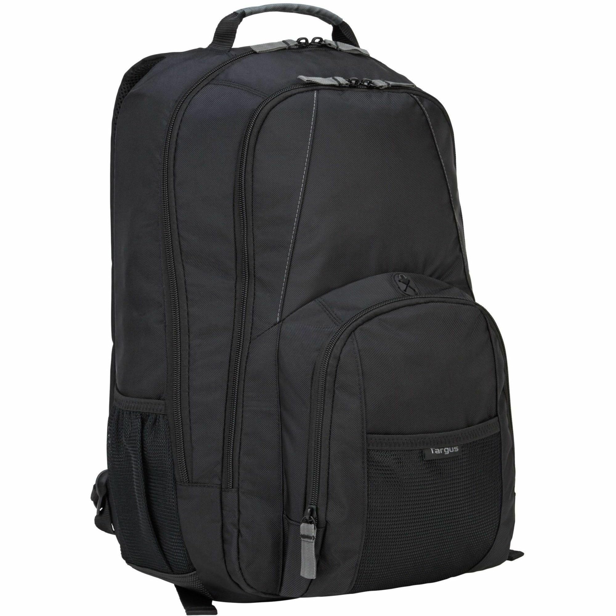 Targus Groove 17-inch Water Resistant Laptop Backpack for Men & Women - Durable Travel Backpack for Work, School & Commuting - Black (CVR617)