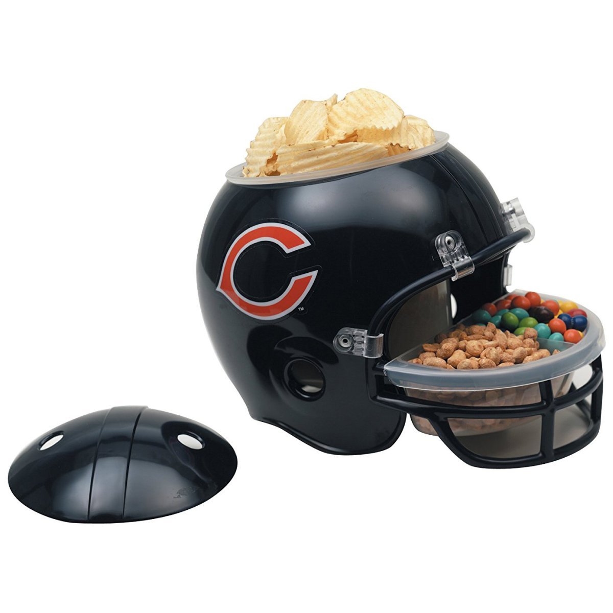 Wincraft Chicago Bears Snack Helmet - Officially Licensed NFL Football Team Snack Bowl for Game Day Parties, Tailgating & Home Decor