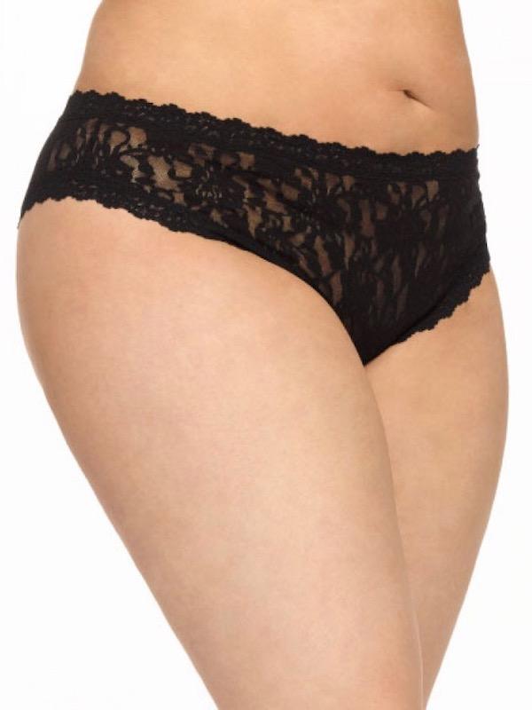 Plus Size Cheeky Bikini Crotchless Panties for Women - Sexy Lingerie Underwear for Curvy Body - Perfect for Boudoir, Role Play & Special Occasions