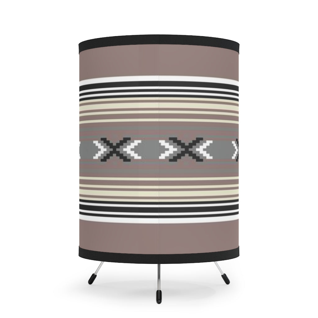 Pueblo Valley Tripod Table Lamp with High Resolution Printed Shade - US/CA Plug - Perfect for Bedroom, Living Room & Office Lighting