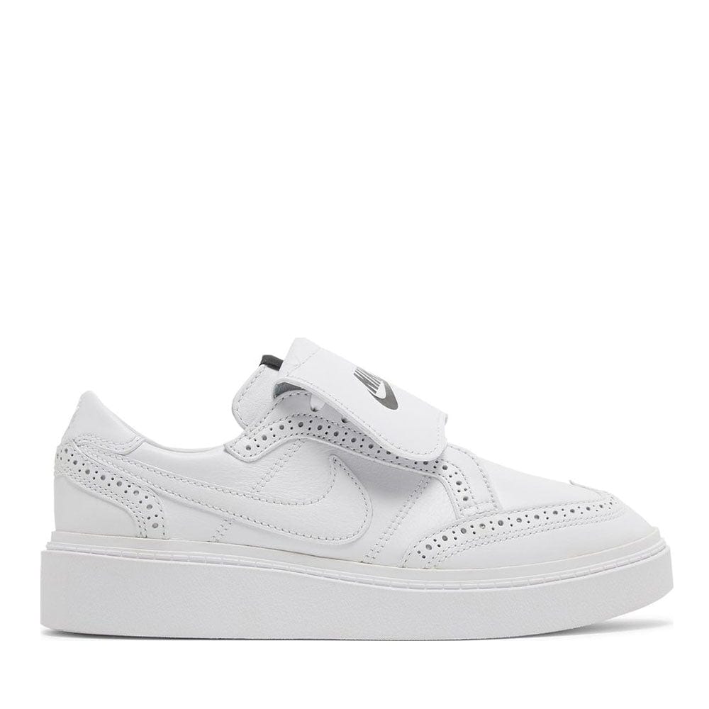 Nike x Peaceminusone Kwondo 1 Triple White Sneakers - Limited Edition White Leather High-Top Shoes for Men - Perfect for Streetwear Fashion & Sneaker Collectors