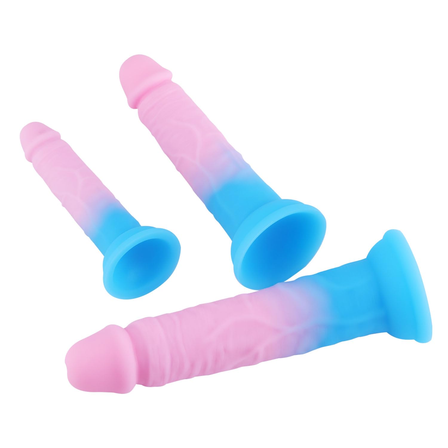 Premium Silicone Anal Plug Training Kit - 3 Sizes Anal Dildos with Strong Suction Cup | G-Spot & Prostate Stimulation Sex Toys for Women & Men | Beginner-Friendly Adult Toys for Solo Play & Couples Intimacy