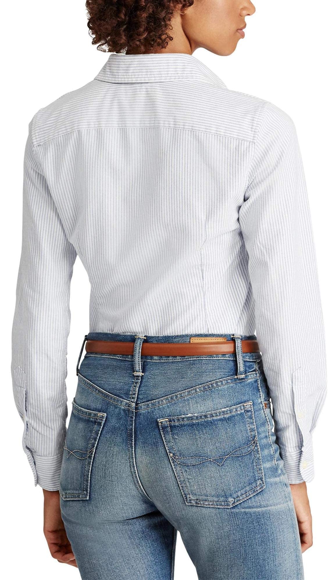 POLO RALPH LAUREN Women's Classic Fit Oxford Button Down Shirt - Casual & Office Wear for Professional Women