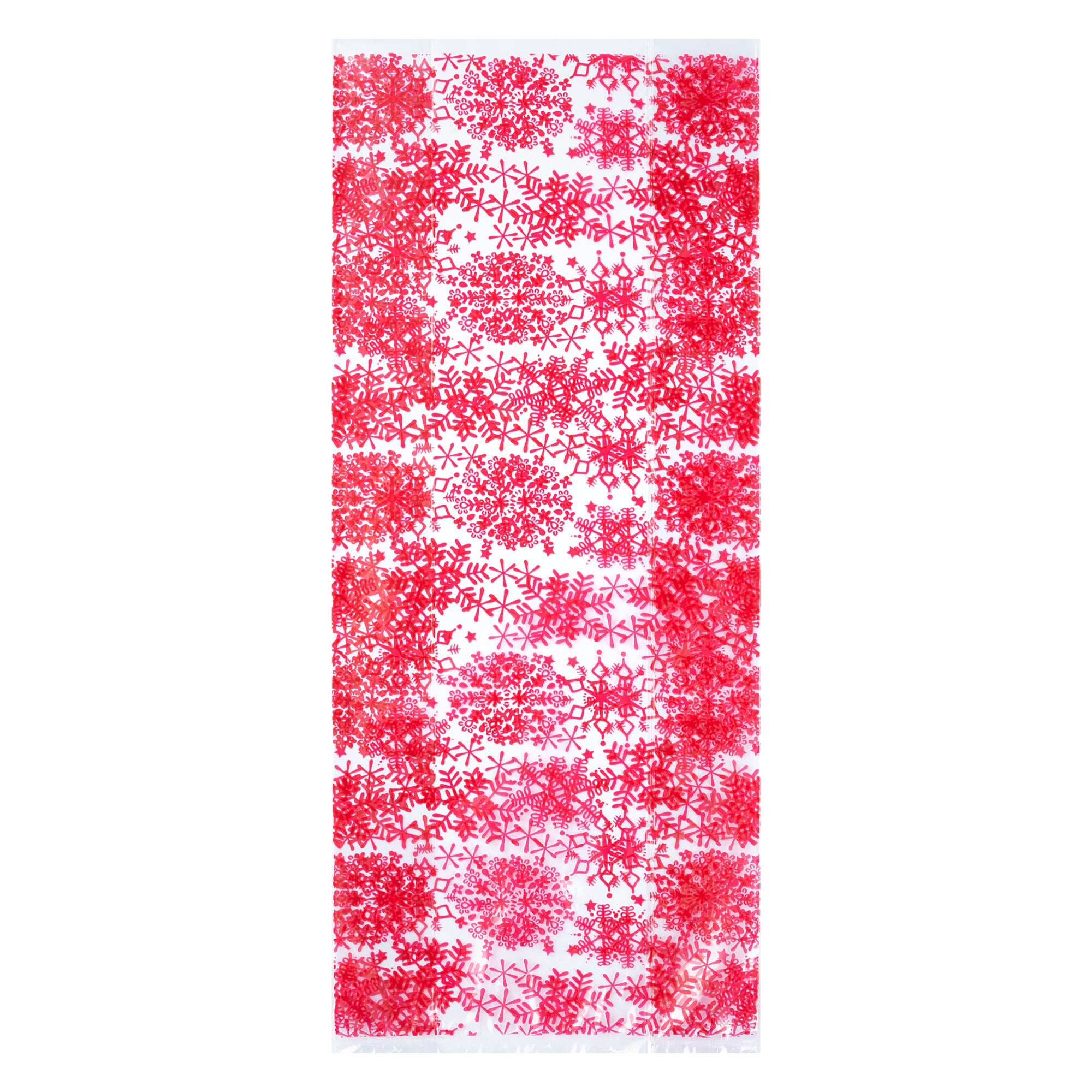 Premium Plastic Candy Bags with Snowflake Design - 4 x 2 x 9.5 Inches - 4000 Count Bulk Pack - Perfect for Party Favors, Wedding Treats & Holiday Candy Packaging
