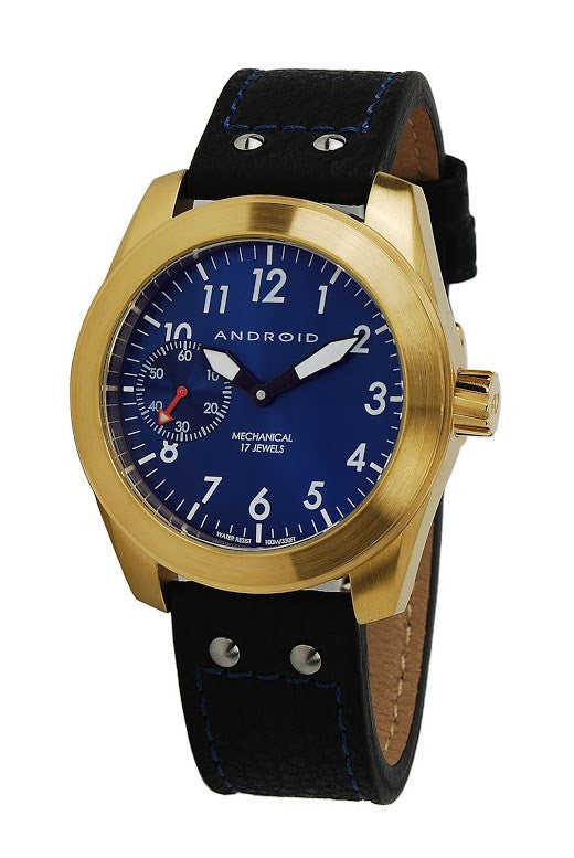 Skyguardian TY3600 Android Smartwatch with Mechanical Design - AD617BGBU - Perfect for Fitness Tracking, Notifications & Outdoor Activities