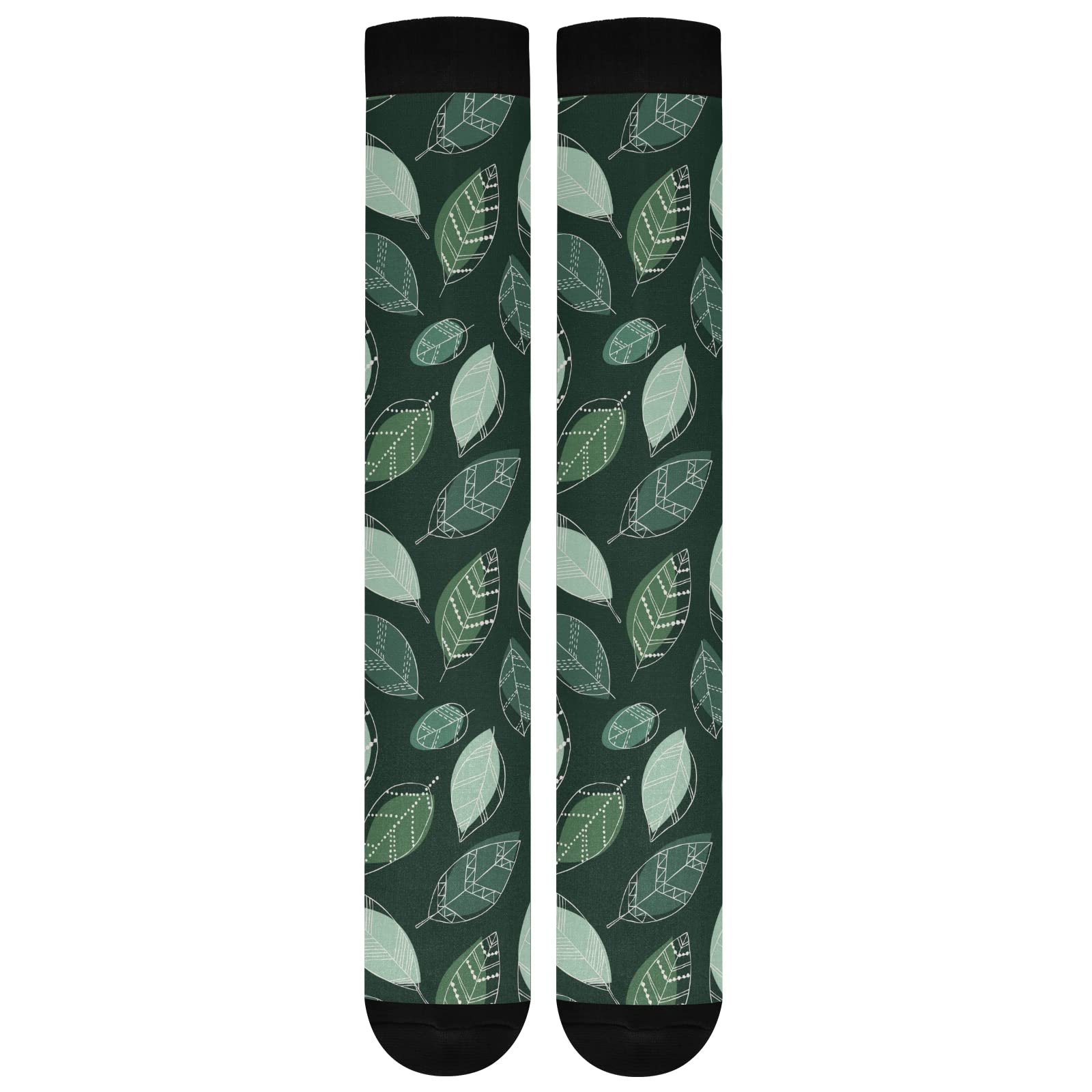 JUNZAN Blueberry Compression Socks for Women & Men - Medical Grade Graduated Support Socks for Running, Cycling, Hiking, Nursing - Improve Blood Circulation & Reduce Swelling (Perfect for Travel, Workouts & Long Shifts)