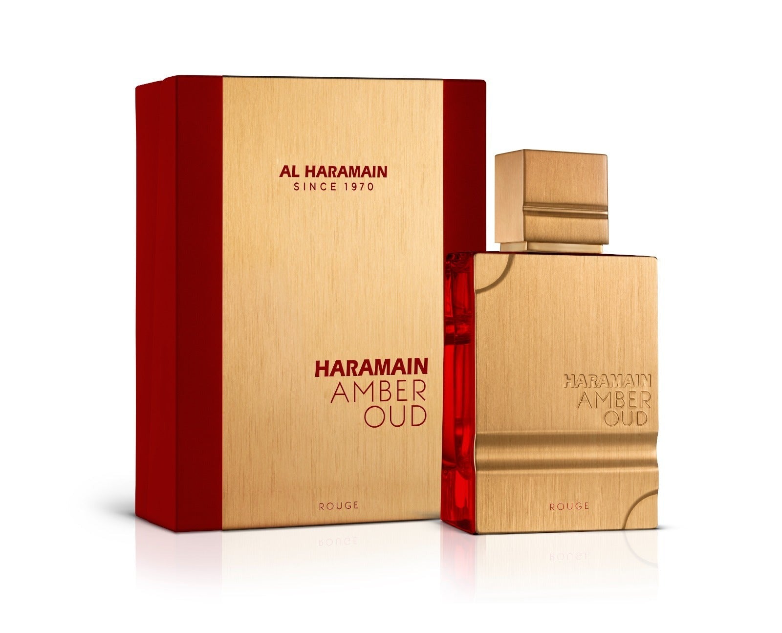 Al Haramain Amber Oud ROUGE Edition - Luxury Arabic Perfume for Men & Women | Long Lasting Oriental Scent | Perfect for Evening Events, Date Nights & Special Occasions