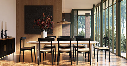 Hamm Dining Chair - Modern Wooden Dining Chair with Cushion, Comfortable & Stylish for Kitchen, Dining Room, and Home Decor