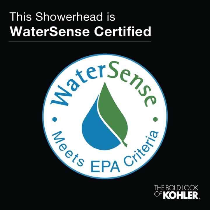 KOHLER Purist Essentials Performance Showering Package - 2.5 GPM Water-Saving Shower System for Modern Bathrooms | Perfect for Spa-Like Experience & Water Conservation