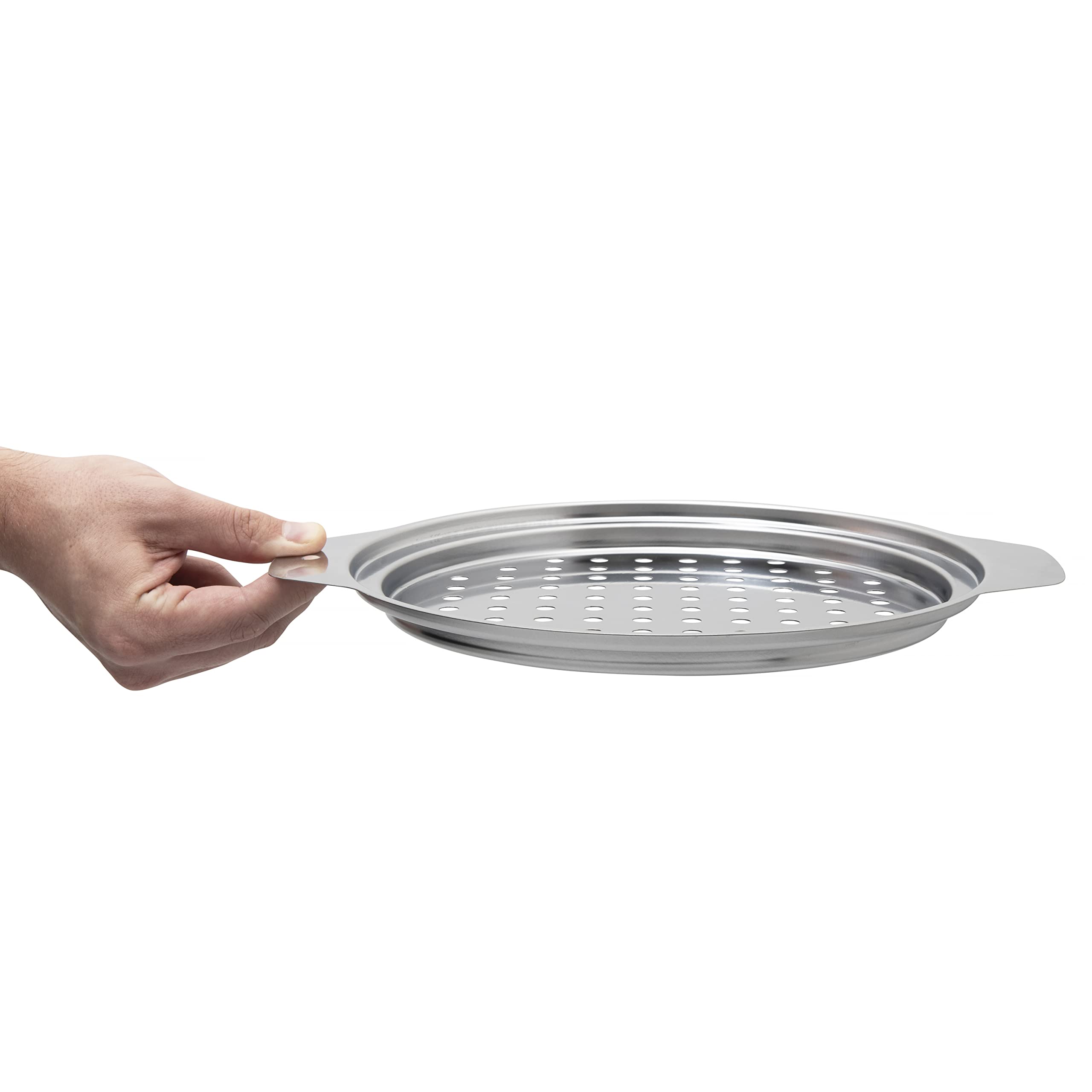 Premium Stainless Steel Spaetzle Maker with Lid & Scraper - 12.8
