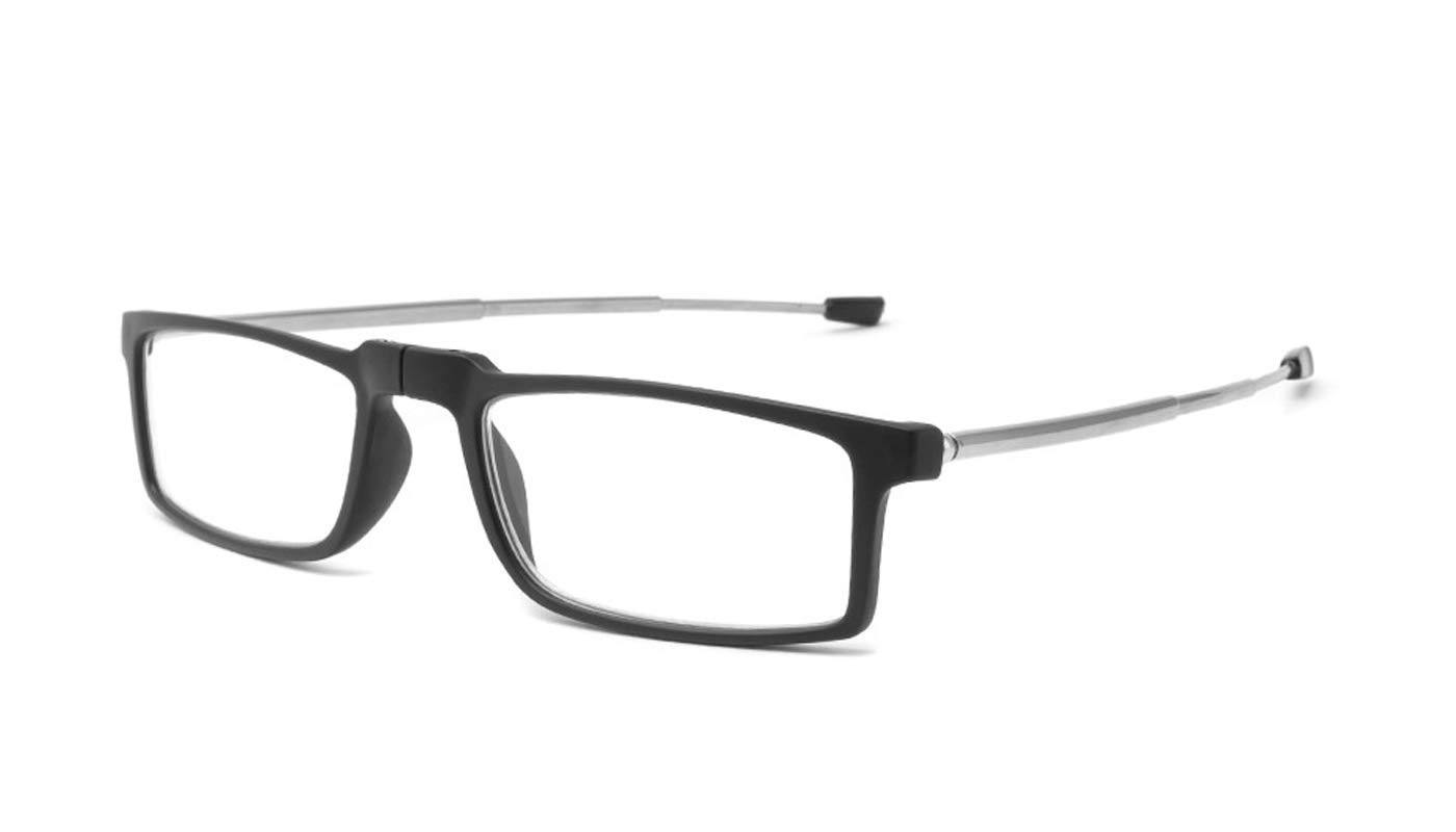SOOLALA Super Lightweight Compact Foldable Reading Glasses - Mini Folding Readers for Women & Men - Perfect for Travel, Reading, and Everyday Use