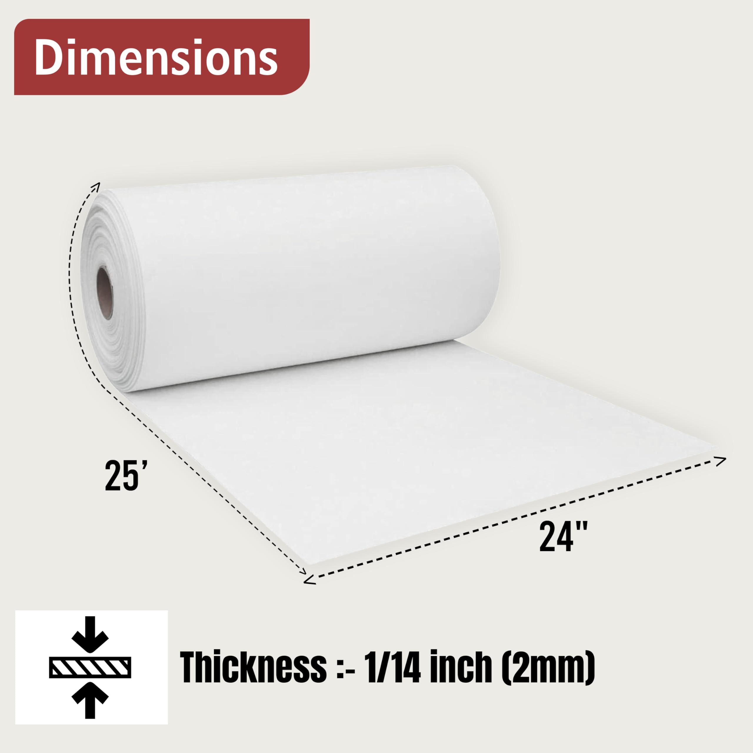 High Temperature Ceramic Fiber Paper - 1/14
