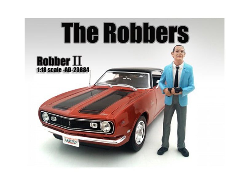 1:18 Scale American Diorama The Robbers Robber II Figure - Perfect for Model Car Displays, Diorama Scenes & Collectors