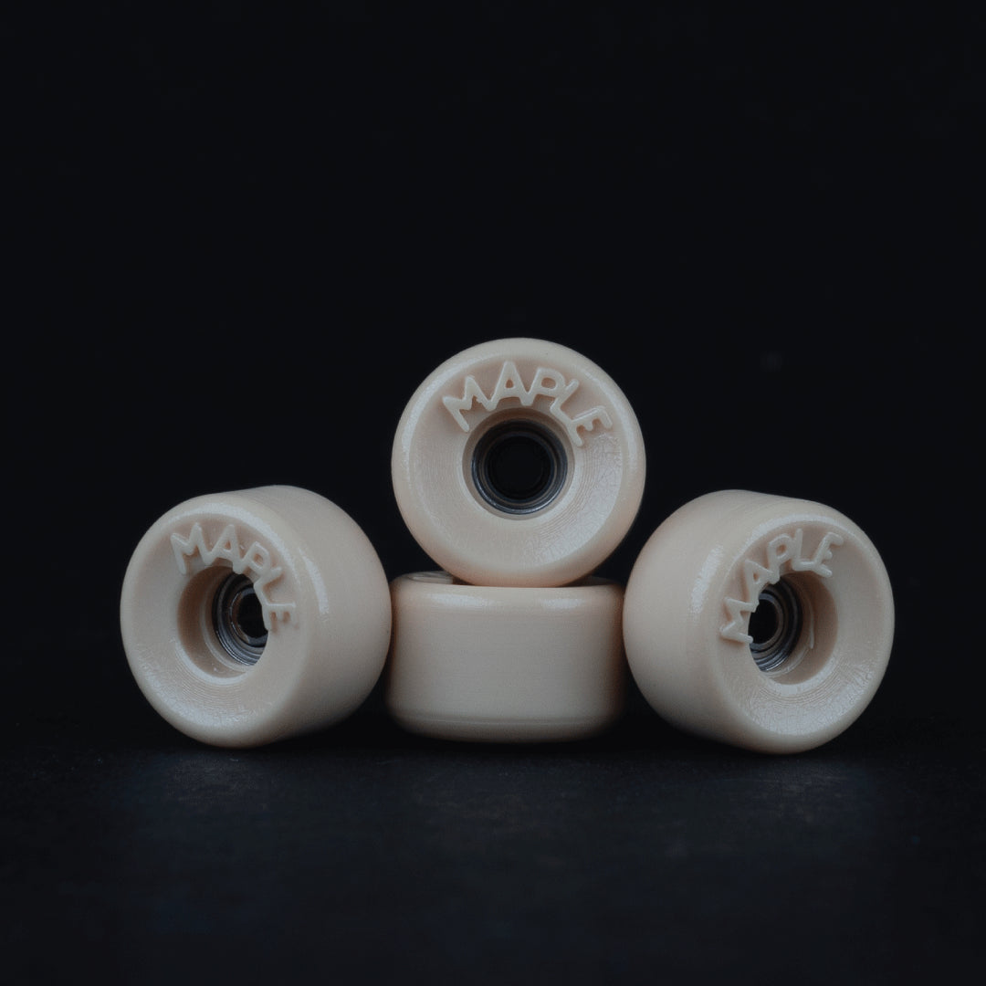 Premium Maple Bowl Fingerboard Wheels - High-Performance Skateboard Wheels for Fingerboarding - Perfect for Tricks, Stunts & Indoor Skate Practice
