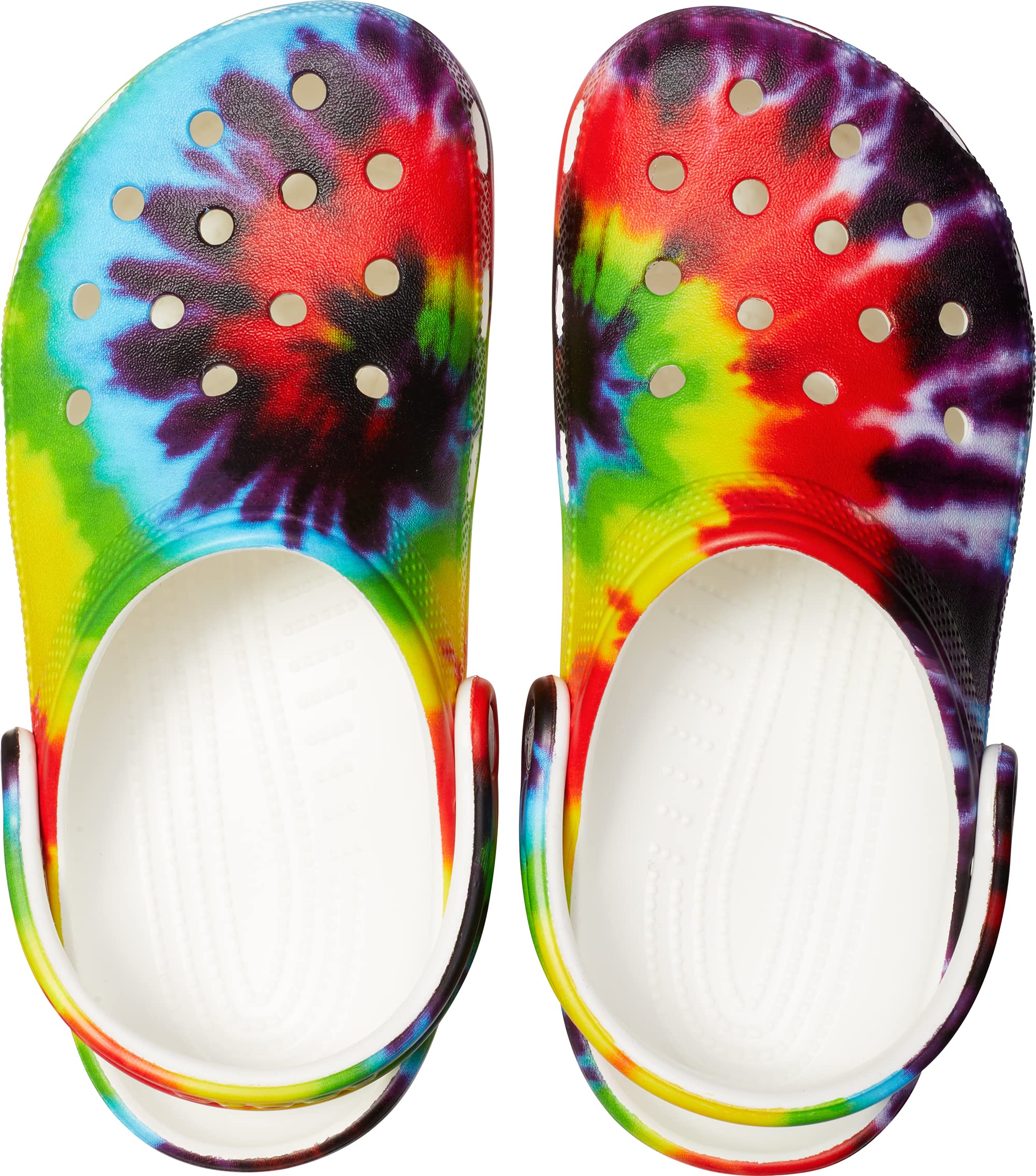 Crocs Classic Solar Rainbow Clogs | Comfortable & Lightweight Slip-On Shoes for Men, Women & Kids | Perfect for Beach, Pool, Garden & Casual Wear