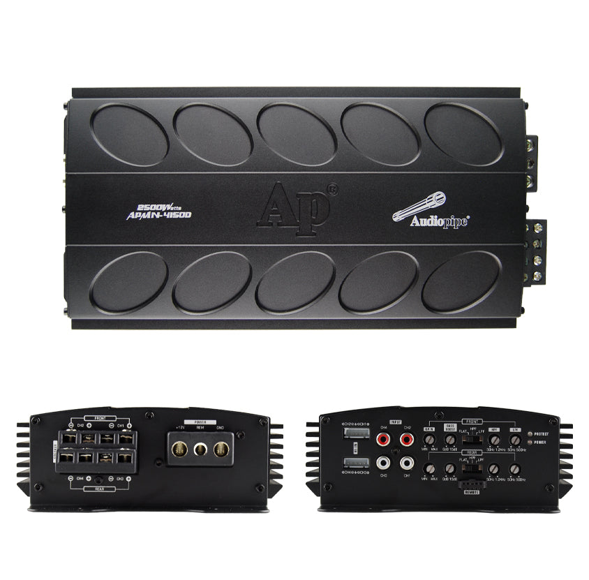 APMN 4150D 4-Channel Mini MOSFET Amplifier - High Power Car Audio System for Vehicles, Boats & Home Theater Setup