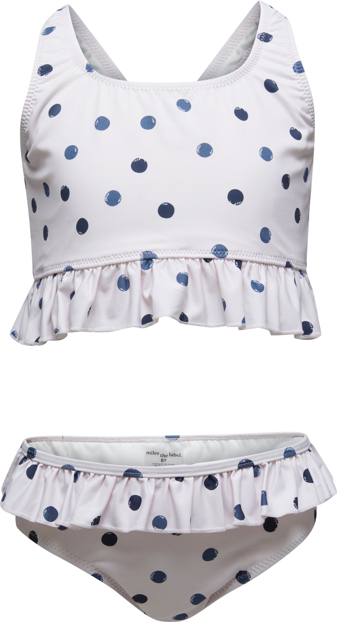 2 Piece Ruffle Trimmed Tankini for Girls - Stylish Swimwear Set for Beach & Pool - Perfect for Summer Vacations and Water Activities