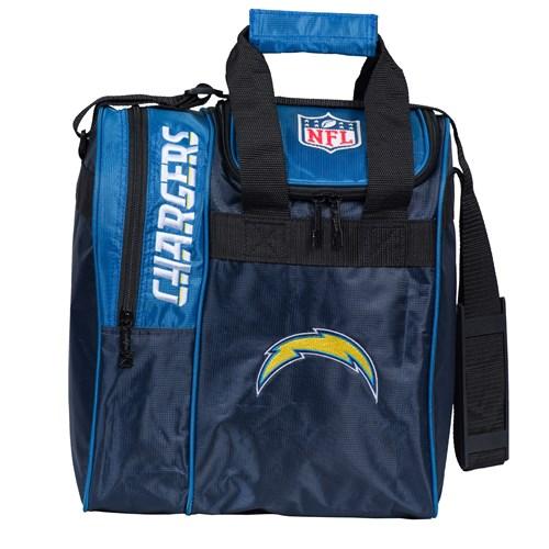 KR Strikeforce 2020 NFL Los Angeles Chargers Single Tote Bowling Bag - Official Licensed Team Bowling Accessory for Fans, Sports Events & Game Day Outings