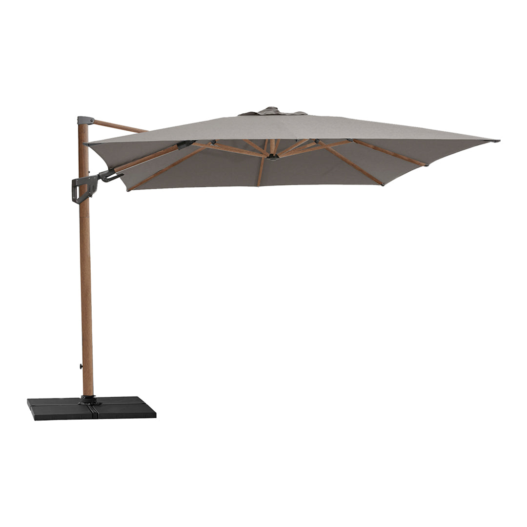 Hyde Luxe Tilt Patio Umbrella with Heavy Duty Base - Perfect for Poolside, Backyard, and Outdoor Dining Areas