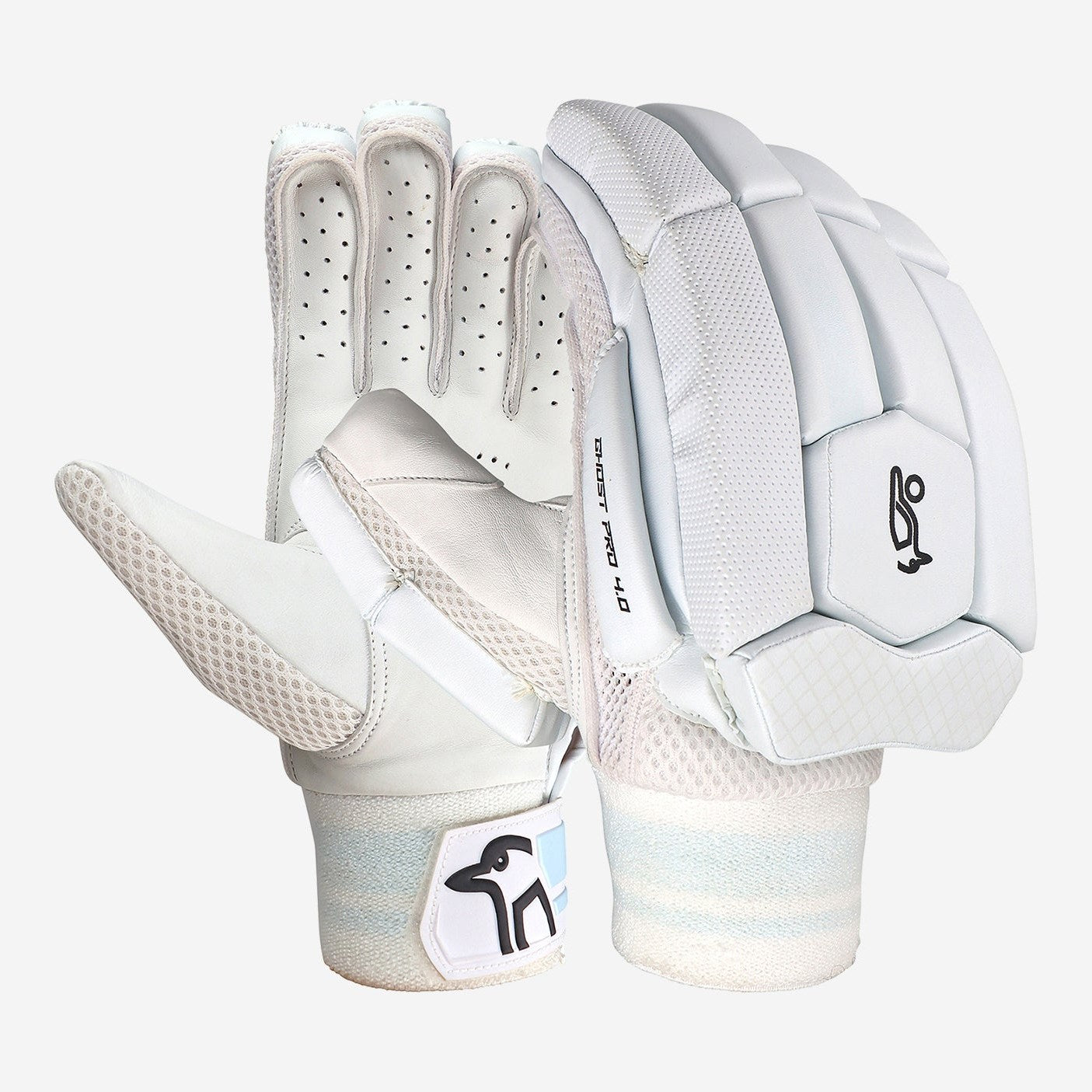 Kookaburra Ghost Pro 4.0 Cricket Batting Gloves for Adults - Premium Leather Protection for Cricket Players | Perfect for Practice & Match Play