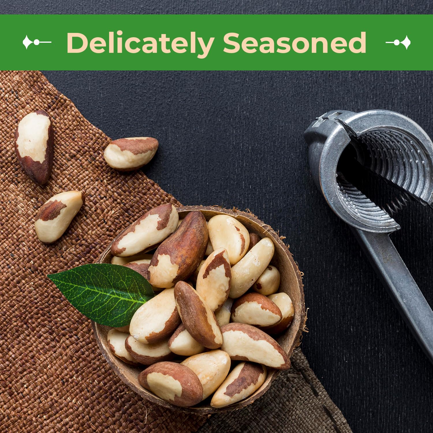 Premium Roasted & Salted Brazil Nuts (3 Lb Bulk Bag) | Healthy Vegan Snack | Kosher, Gluten-Free, Non-GMO | Rich in Protein, Selenium & Essential Nutrients | Perfect for Baking, Trail Mix & On-the-Go Snacking