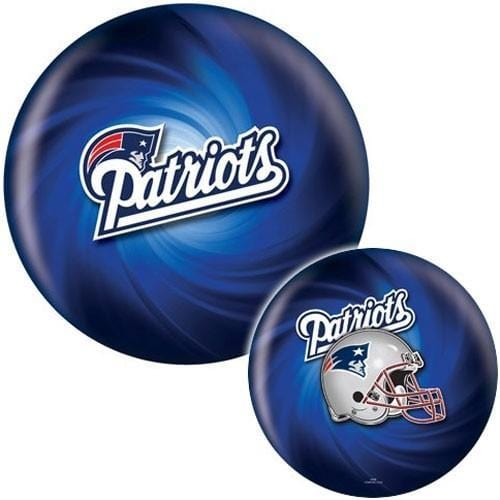 KR NFL New England Patriots Themed Viz Bowling Ball - Perfect for Football Fans & Bowling Enthusiasts | Game Day, League Play & Collectible Gift
