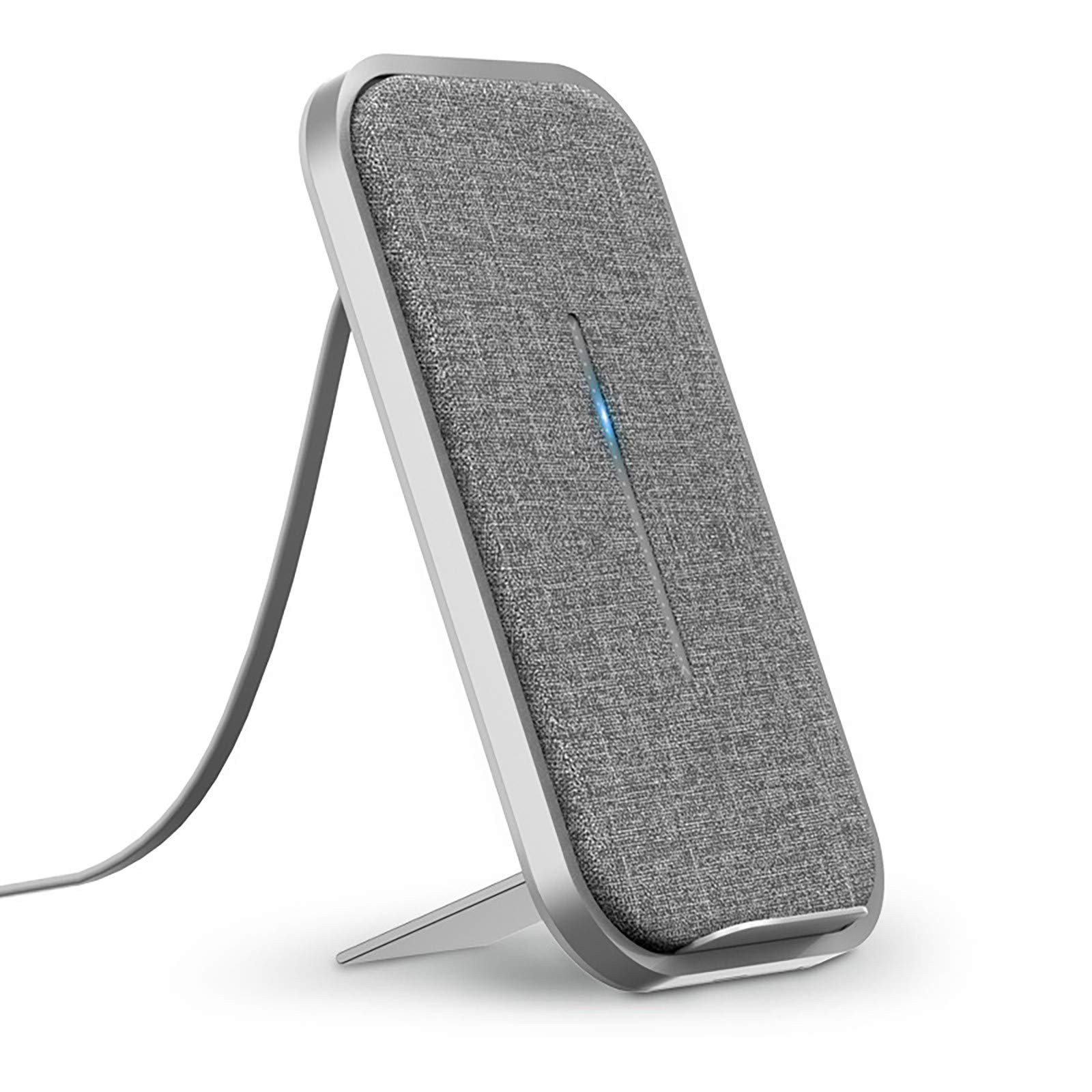 FengLS 15W Fast Wireless Charger Stand - Vertical & Horizontal Desktop Charging Pad for iPhone 15/14/13/12, Samsung Galaxy S23/S22/S21 - Qi Certified (White) | Perfect for Office, Bedside & Travel Use