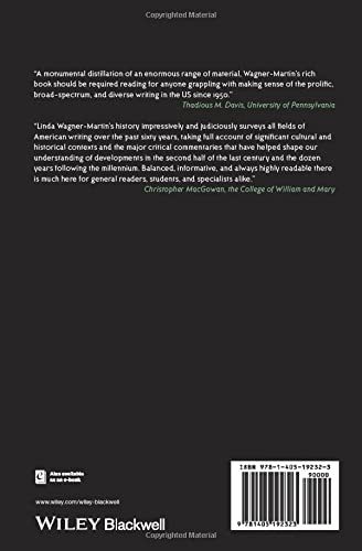 A History of American Literature from 1950 to Present - Comprehensive Guide to Modern US Literary Works | Perfect for Students, Scholars & Book Lovers