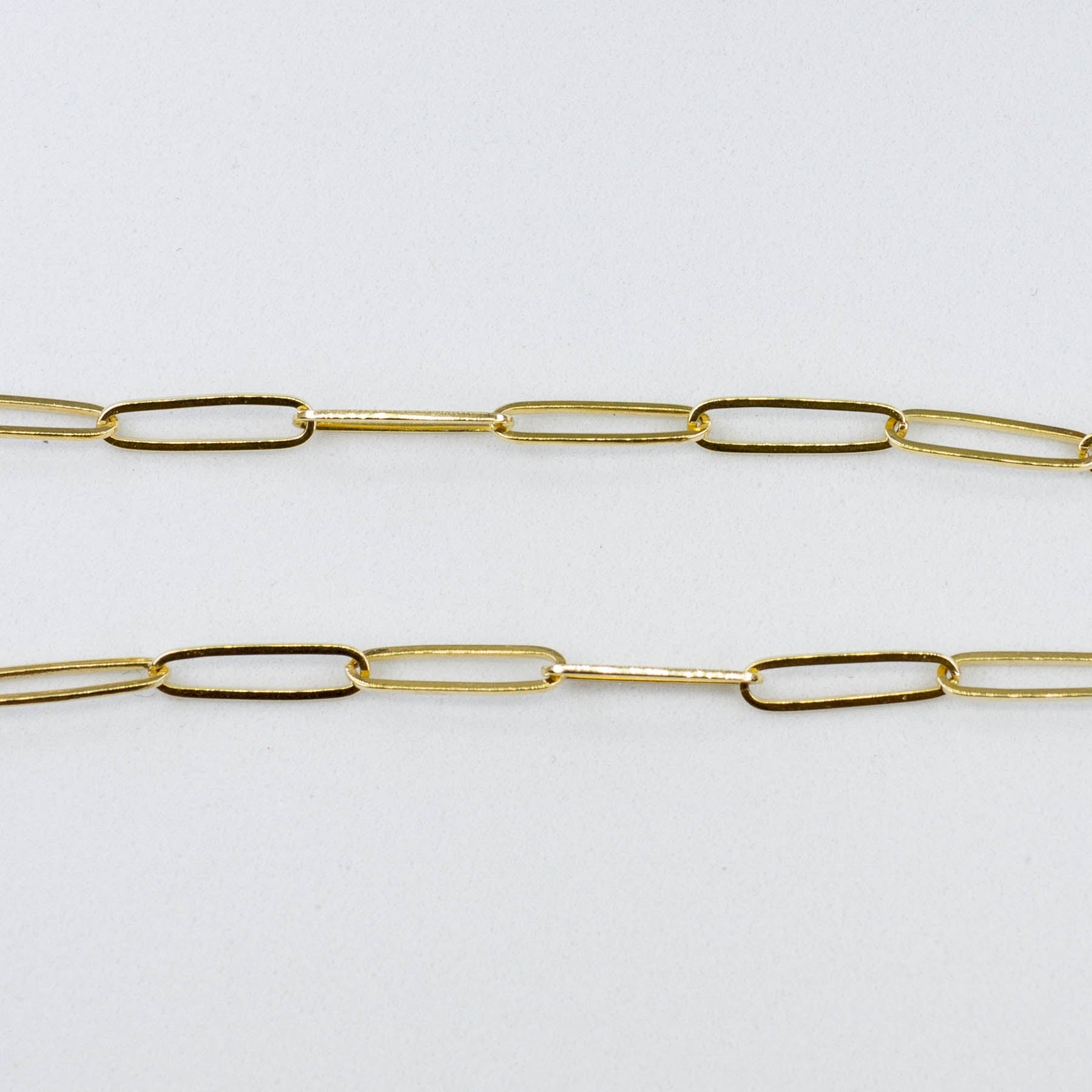 100 Ways Yellow Gold Paperclip Chain Bracelet | 7 Inch Adjustable | Trendy Layering Jewelry for Women | Perfect for Everyday Wear, Gifts & Special Occasions