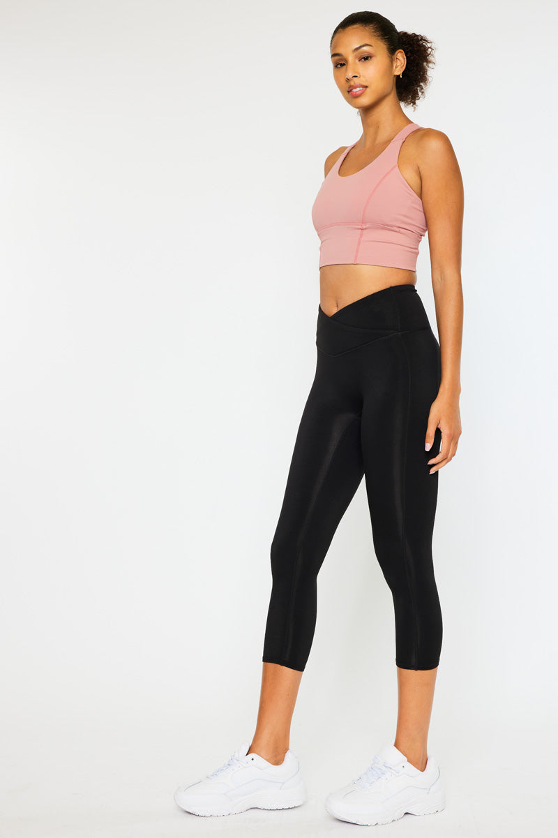 Venus Mid Rise Active Leggings for Women - High Waist Yoga Pants with Pockets - Perfect for Workout, Running, Gym & Lounge Wear