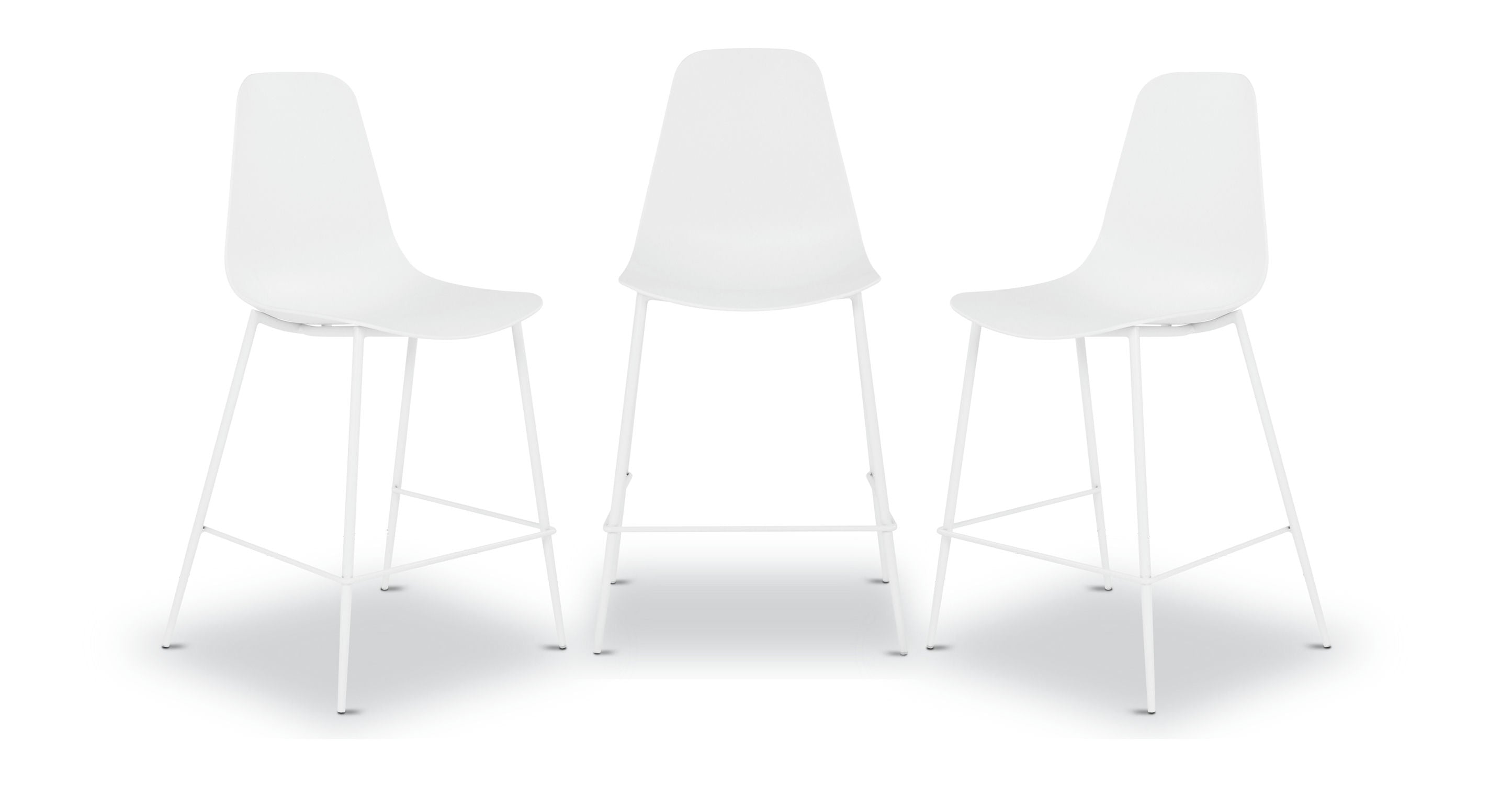 Isla Counter Height Stool - Adjustable Bar Stool with Backrest, Modern Kitchen Island Stool for Dining & Breakfast Nook, Perfect for Home, Cafe & Restaurant Use