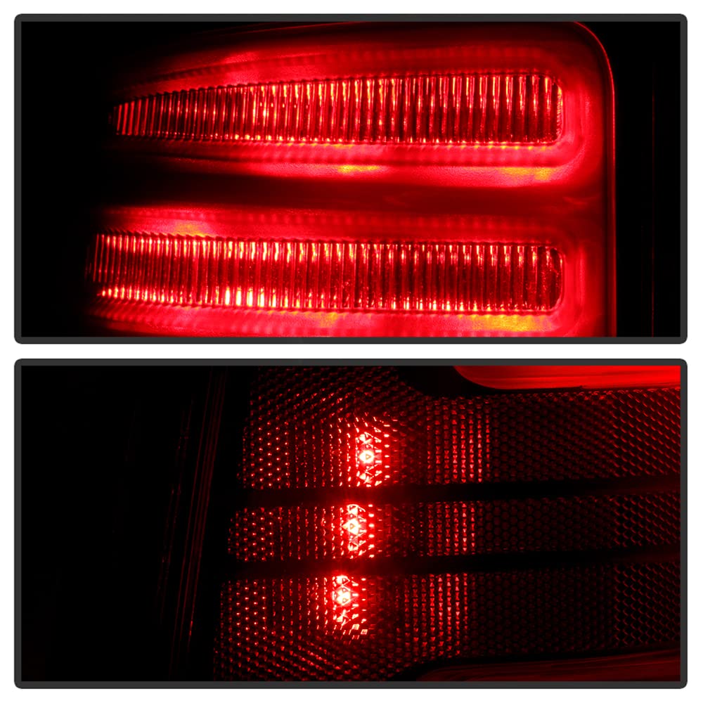 ACANII LED Tail Lights Brake Lamps - Compatible with 2013-2018 RAM 1500/2500/3500 (Factory Dark Red LED Model) - Left & Right Pair - Durable Replacement for Enhanced Visibility & Safety - Perfect for Off-Roading, Towing & Night Driving