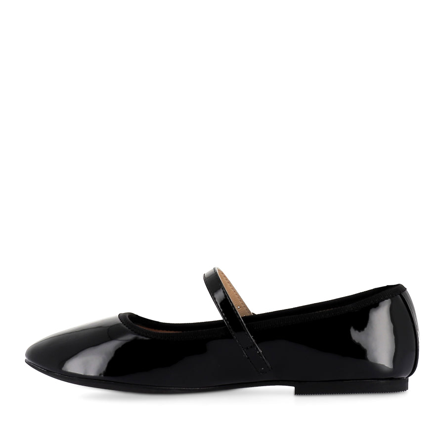 BAMBI Black Patent Leather Shoes - Stylish & Comfortable Women's Heels for Work, Party & Evening Events