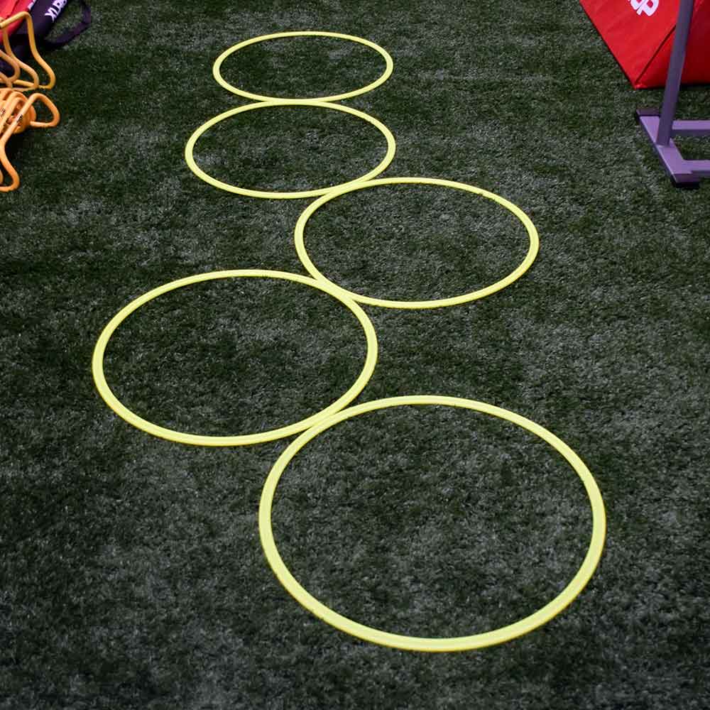 XLR8 Agility Rings - Speed Training Cones for Soccer, Football & Fitness Drills - Perfect for Athletes, Kids & Outdoor Sports Practice