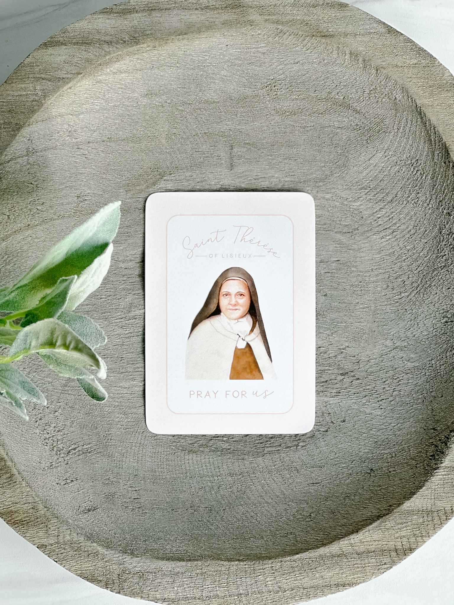 St. Therese of Lisieux Novena Rose Prayer Card - Catholic Devotional Card for Prayer, Meditation & Spiritual Growth - Perfect for Home Altars, Church Groups & Personal Worship