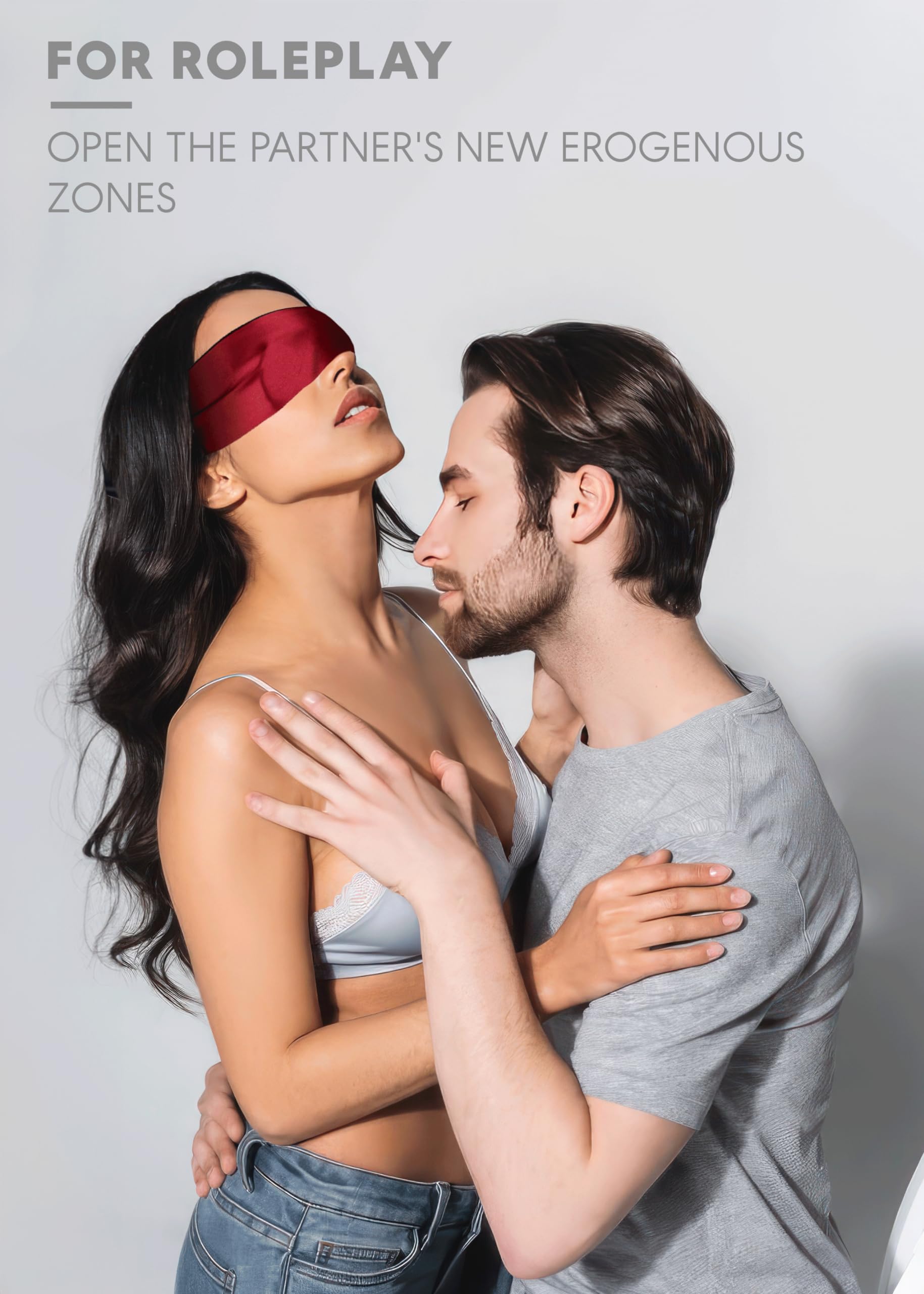 Premium Satin Sleep Mask Set - Adjustable Silk Eye Mask & Blindfold for Women & Men - Soft 59 Inch Sleeping Eye Cover for Travel, Relaxation & Better Sleep