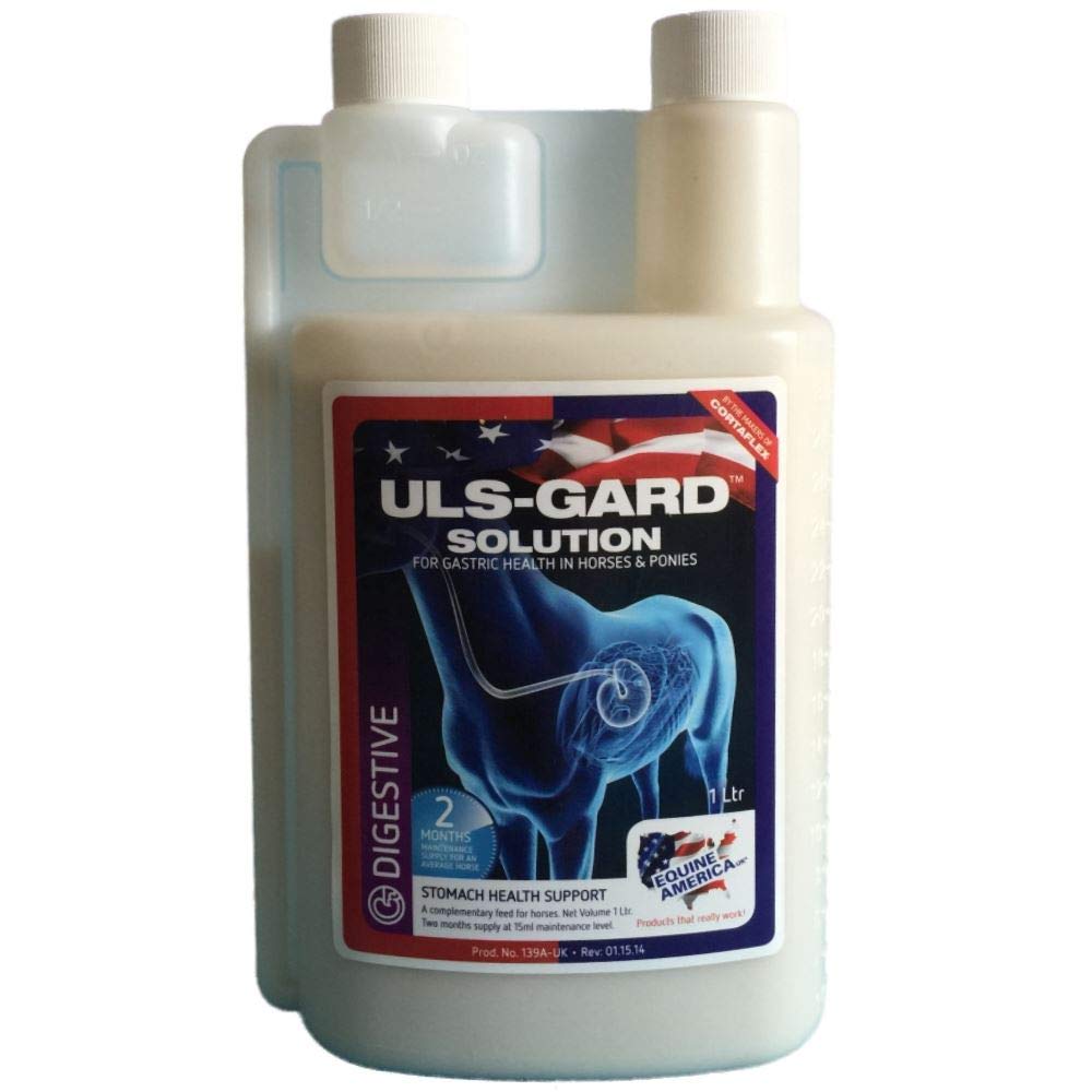 Equine America Ulcer Gard Solution for Horses - 32oz (946ml) - Gastric Ulcer Relief & Prevention - Ideal for Performance Horses & Stress-Related Digestive Issues