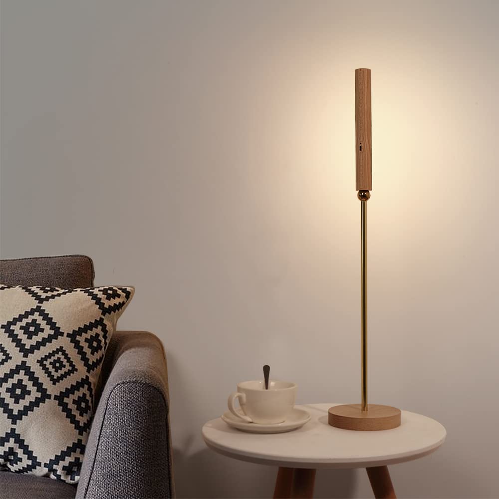 Rechargeable Magnetic LED Desk Lamp with Stepless Dimming & Touch Control - 4000K Natural Light Eye Protection for Home Office, Bedside, Bedroom & Dorm - Perfect for Reading, Studying & Nightstand Decor