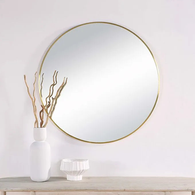 Stylish Parga Mirror - Modern Wall Mirror for Home Decor, Living Room, Bedroom & Bathroom - Perfect for Vanity, Entryway & Interior Design