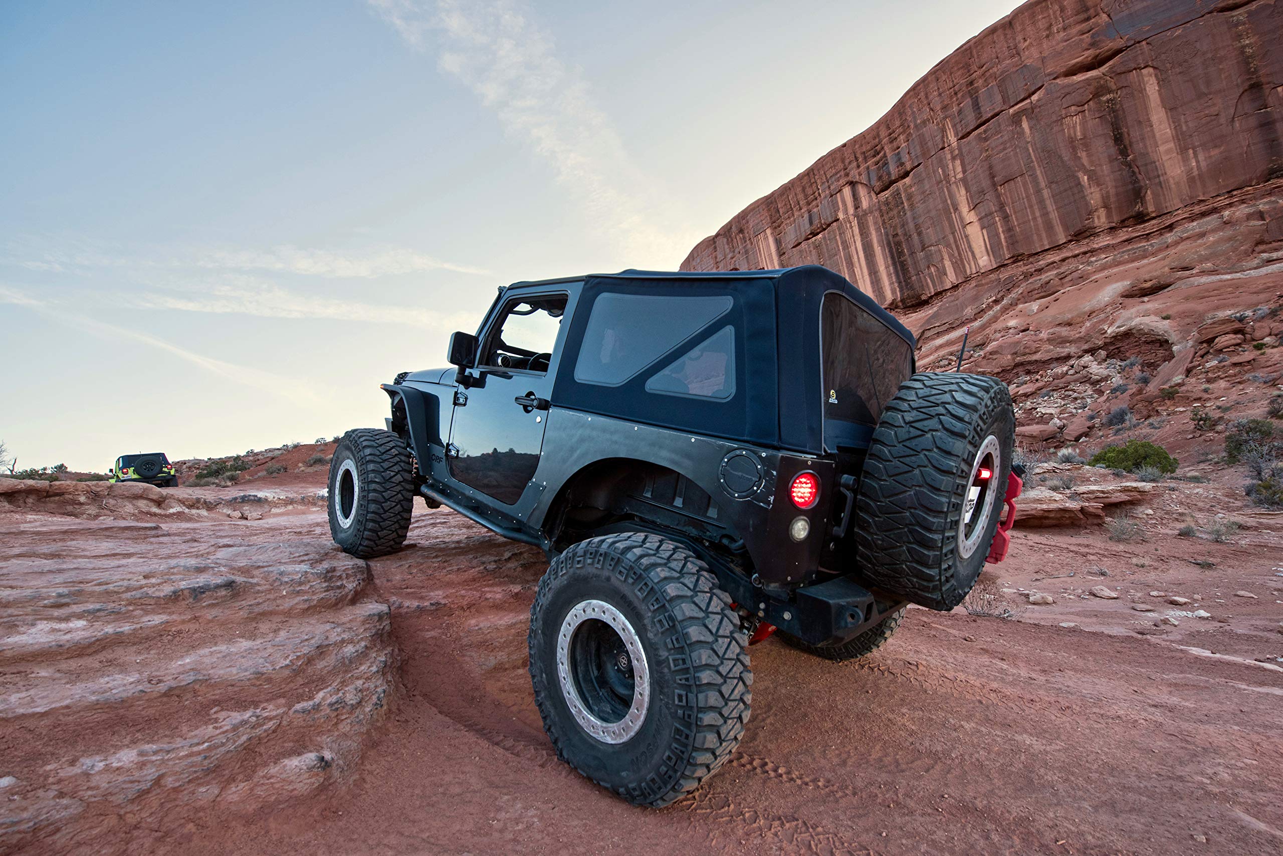Bestop 5486217 Trektop Pro Soft Top for Jeep Wrangler JK 2-Door (2007-2018) - Black Twill Fabric - Waterproof & Durable Convertible Top Replacement - Perfect for Off-Roading & Summer Adventures