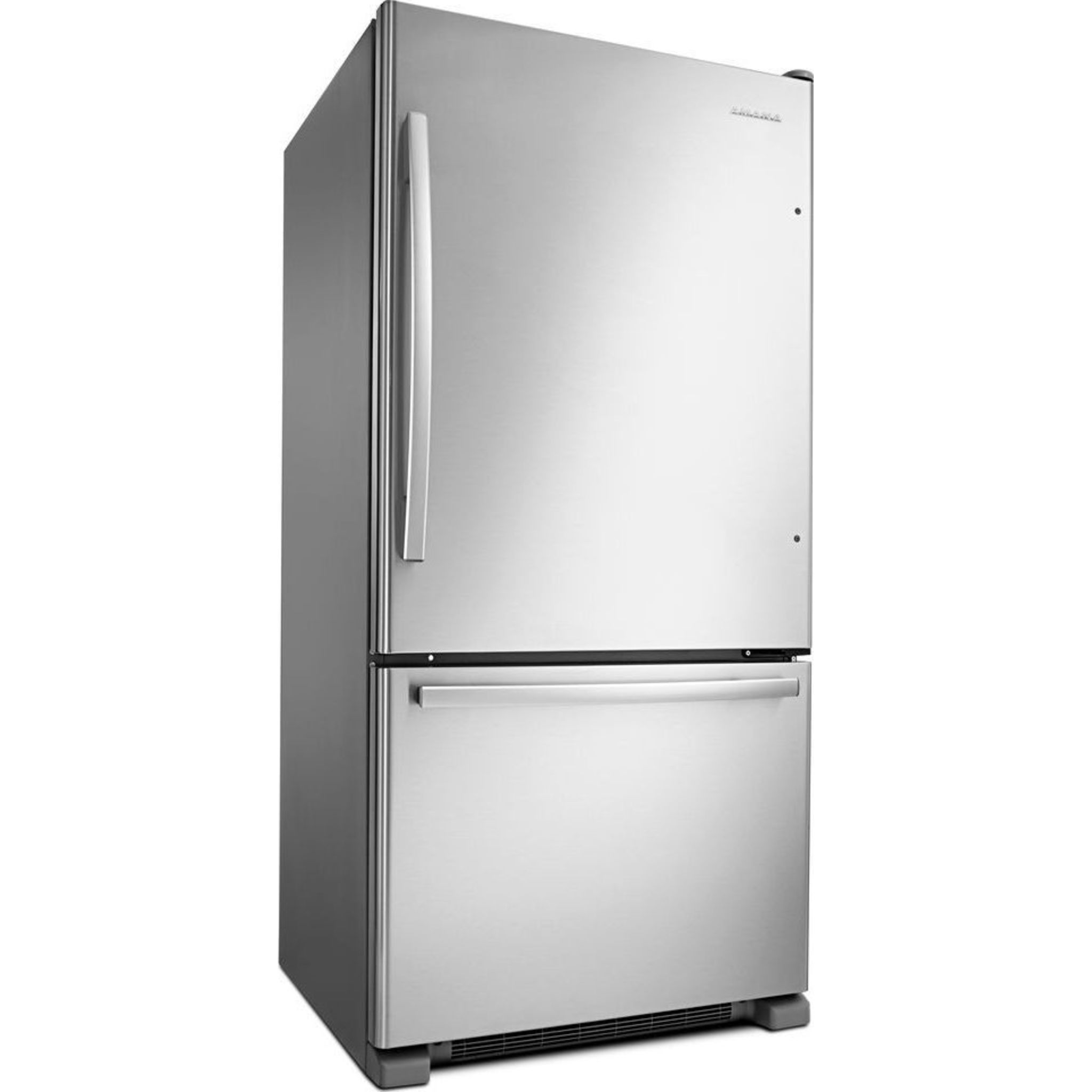 Amana Bottom Mount Refrigerator (ABB2224BRM) - 24.5 Cu. Ft. Stainless Steel French Door Fridge with Adjustable Shelves & LED Lighting - Perfect for Modern Kitchens & Open-Concept Homes