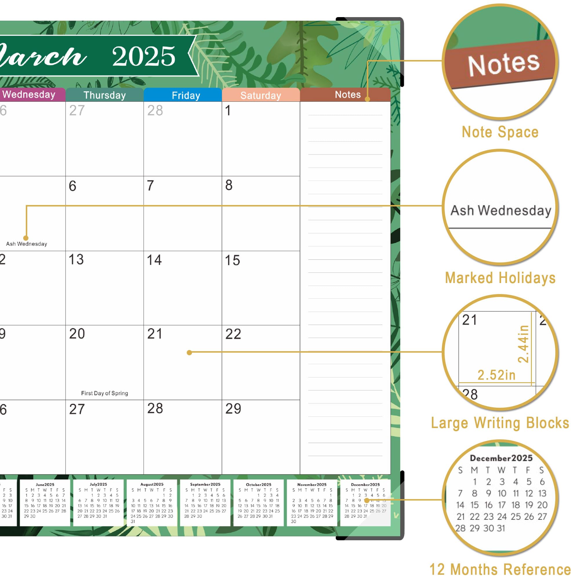 2025-2026 Large Desk Calendar - 22
