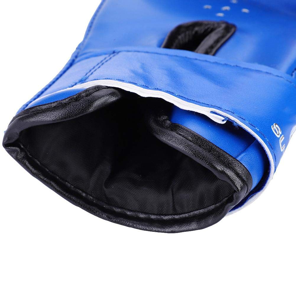 Kids Boxing Gloves for Ages 2-11 | Cartoon MMA Training Gloves PU Leather Sparring Gloves (Blue) - Perfect for Boxing Classes, Home Training & Martial Arts Practice