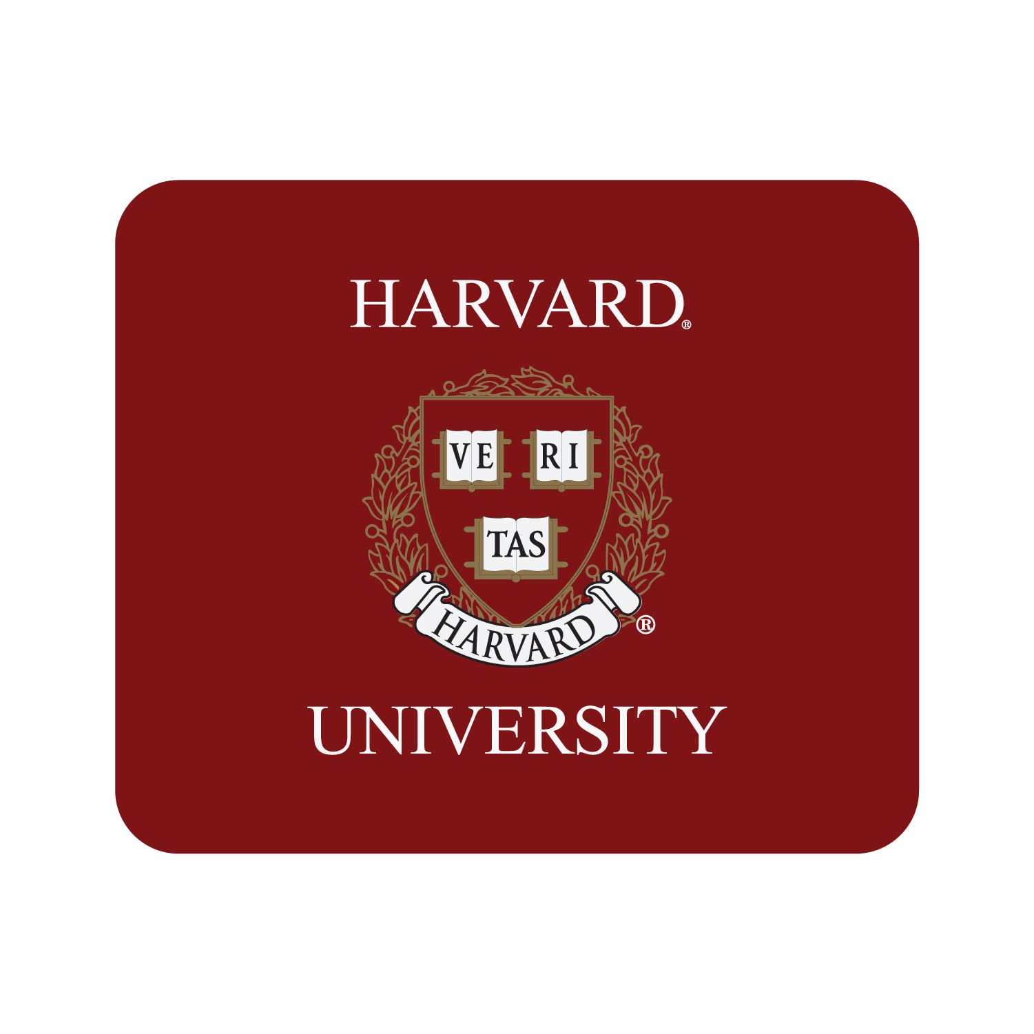 Harvard University Standard Fabric Mouse Pad - Non-Slip Desk Accessory for Work & Gaming | Perfect for Office, Home & Dorm Room Setup