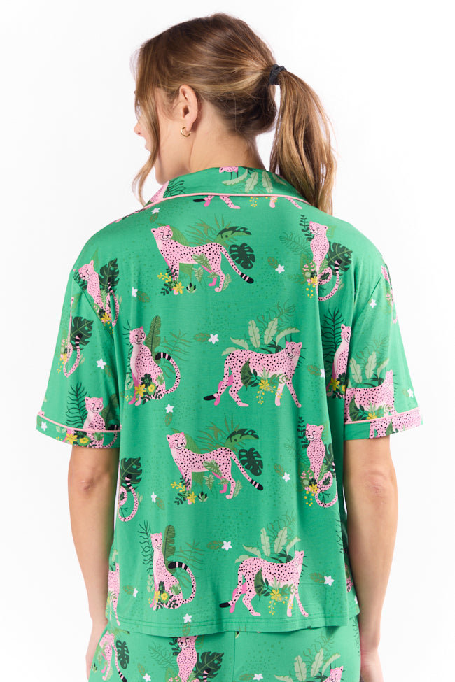 Women's Short Sleeve Pajama Top - Soft Cotton Sleepwear for Camping & Outdoor Adventures | Cozy Nightwear for Stargazing & Wilderness Trips