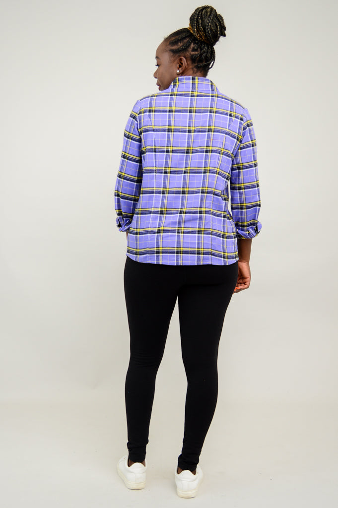 Alexis Top - Comfrey Plaid Cotton Flannel Shirt for Women | Cozy Fall & Winter Layering, Casual Outfits & Loungewear