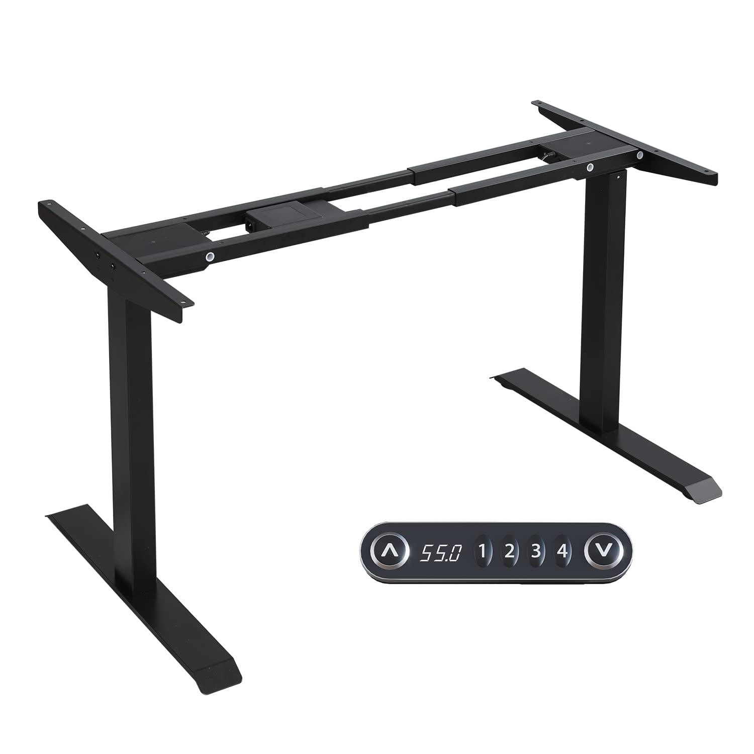 Radlove Dual Motor Height Adjustable Standing Desk Frame - Heavy Duty 265 lb Capacity, Fits 48