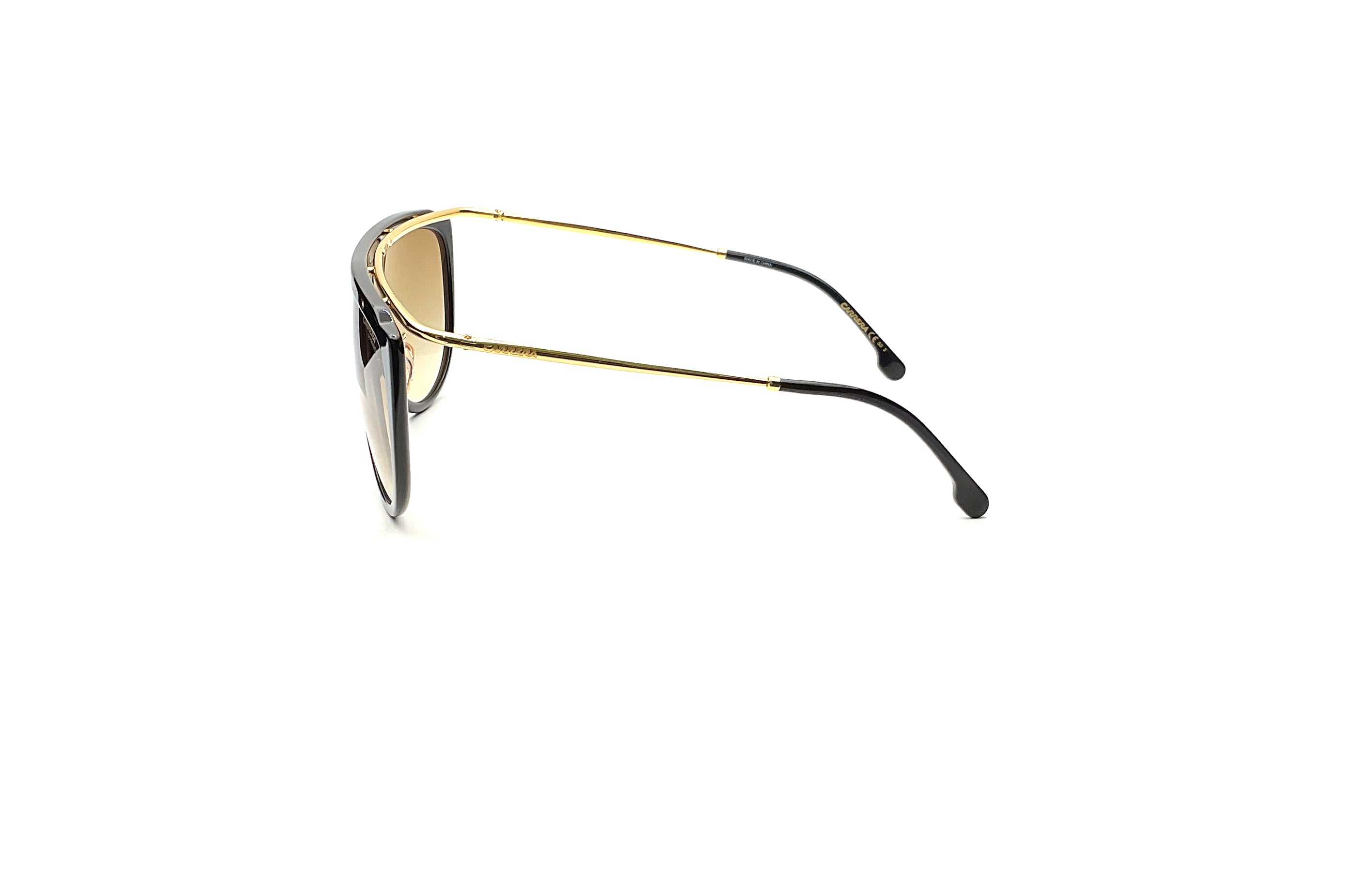 Carrera 1023/3 Black Gold Sunglasses - Polarized UV Protection for Men & Women - Perfect for Driving, Running, and Outdoor Activities